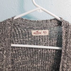 Gray cardigan from Hollister